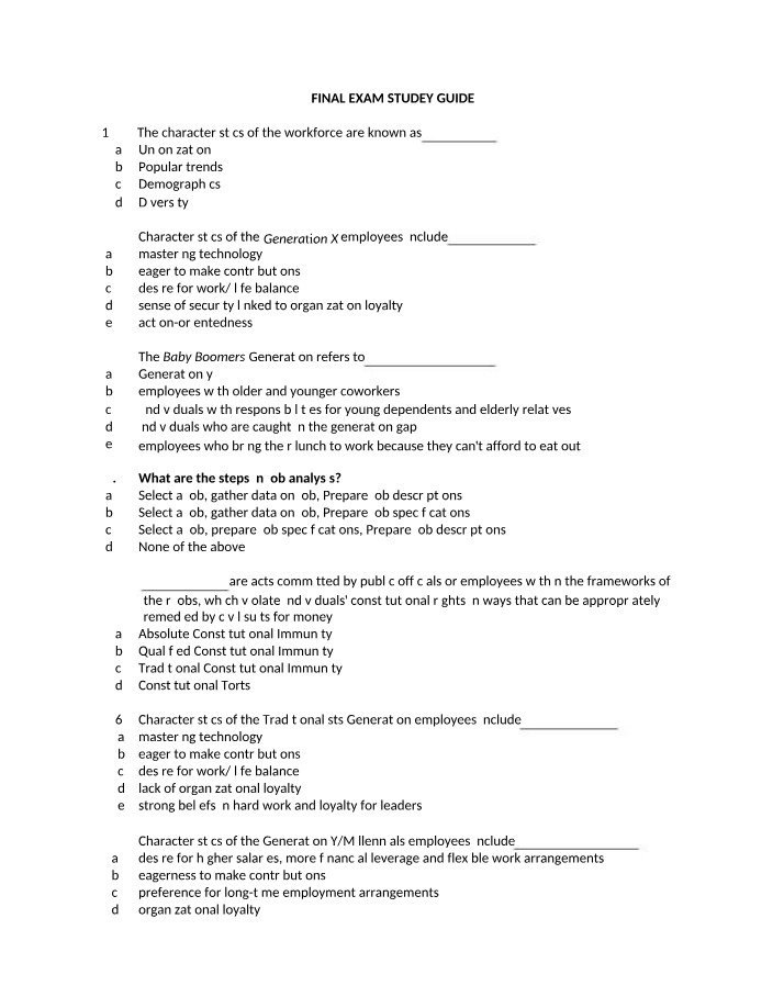 Workforce Unionization - Characteristics and Trends