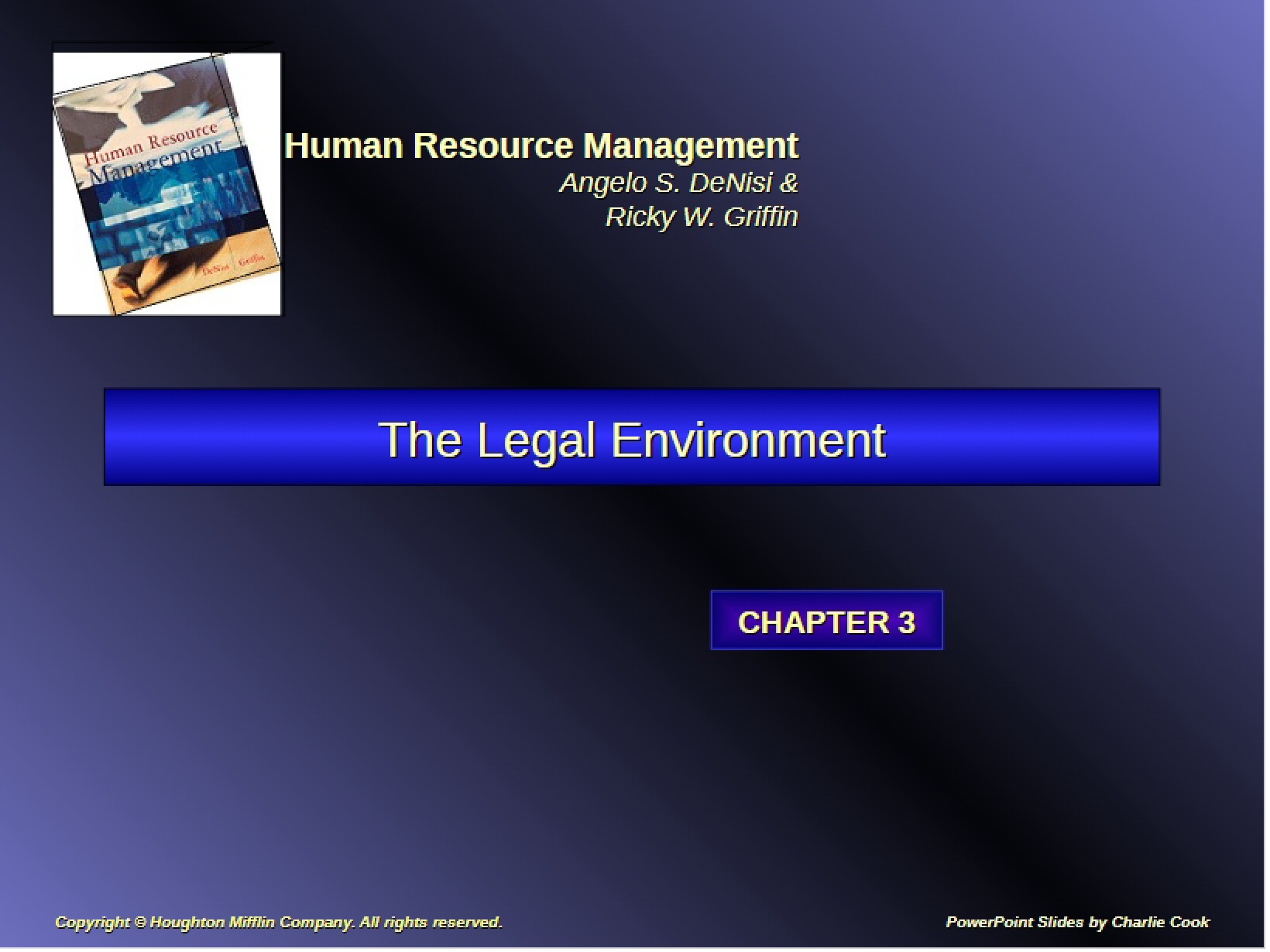 Legal Environment in HR