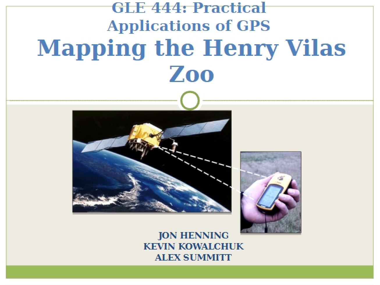 Henry Vilas Zoo Map Project