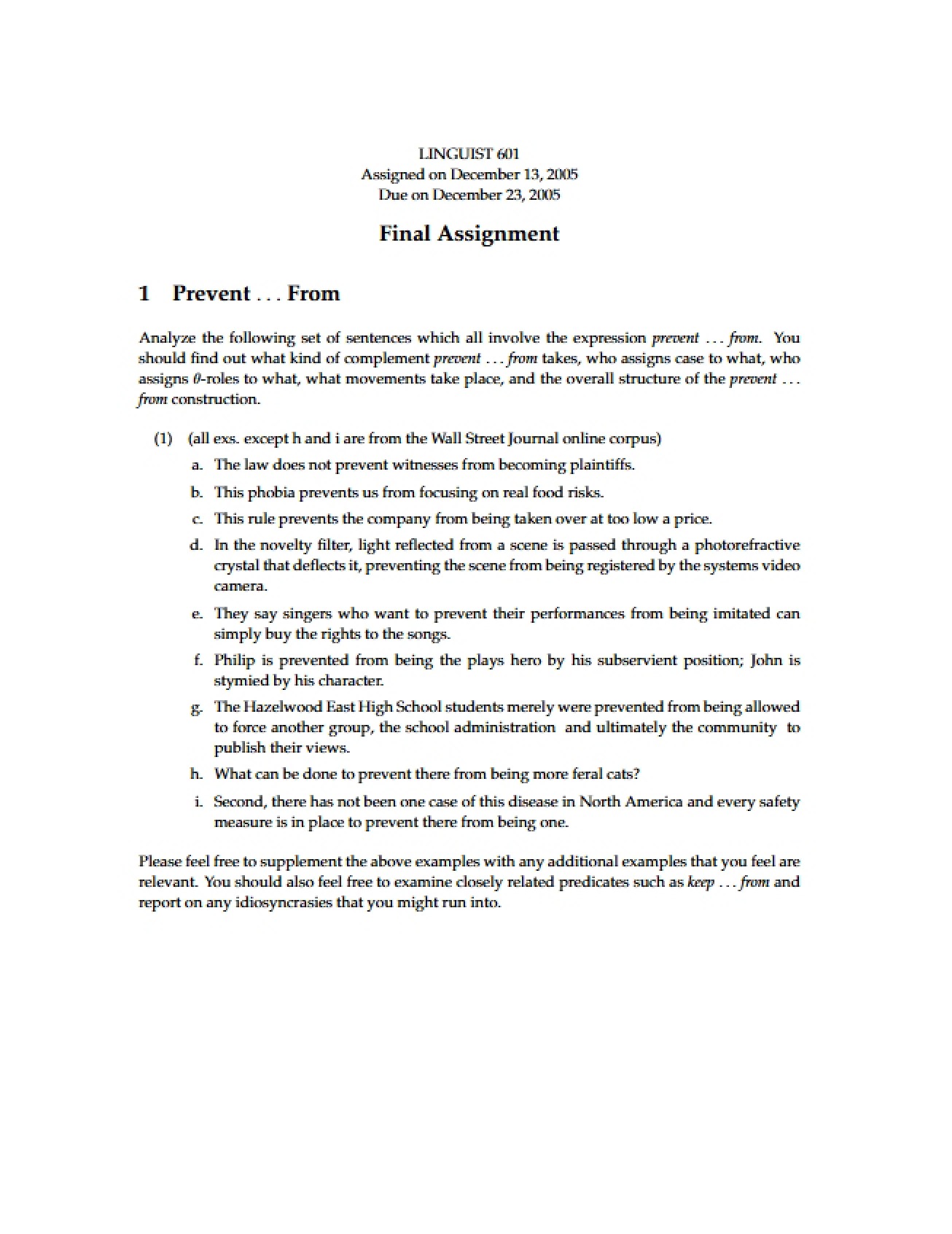 Transformational Grammar Final
