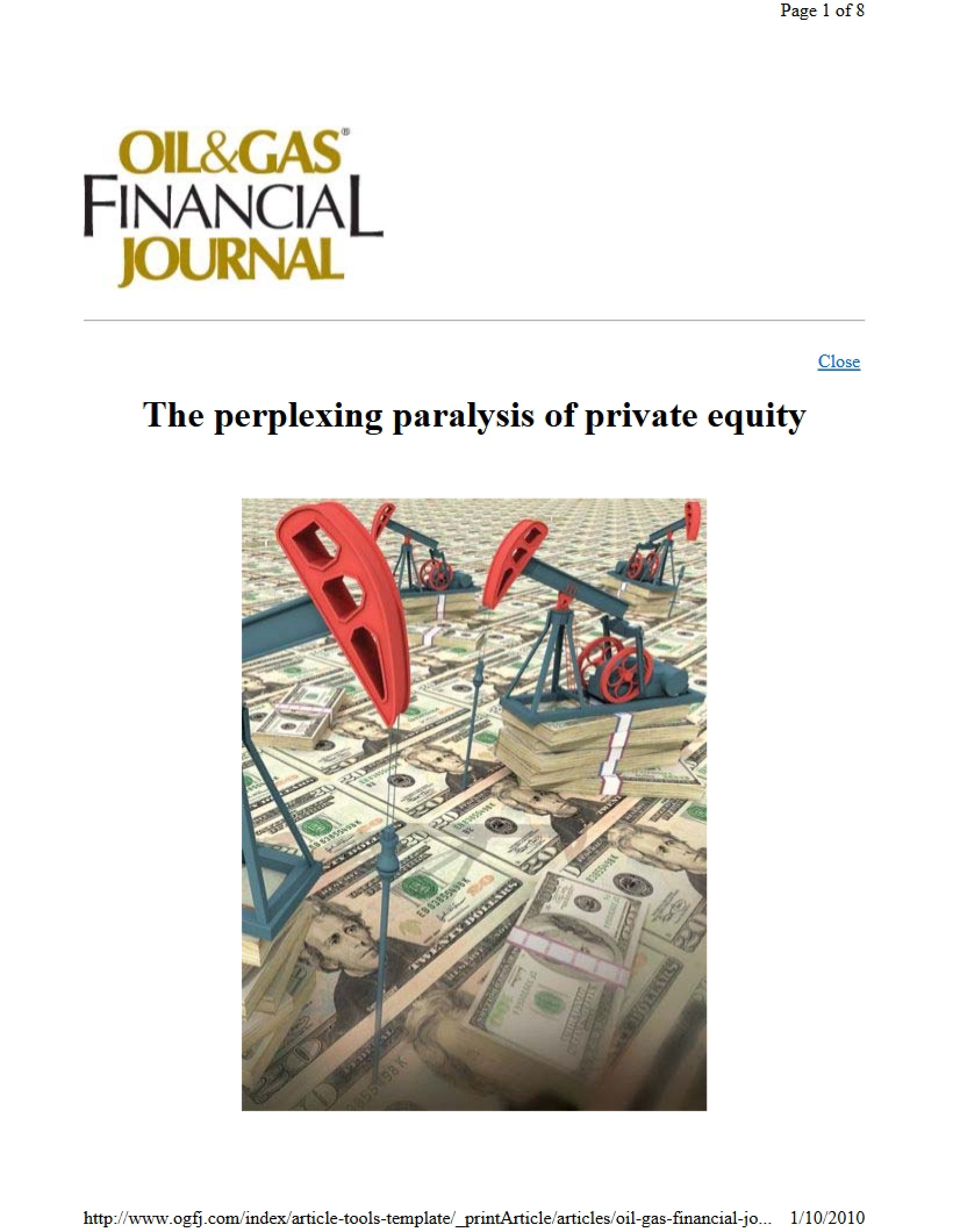 Private Equity Paralysis