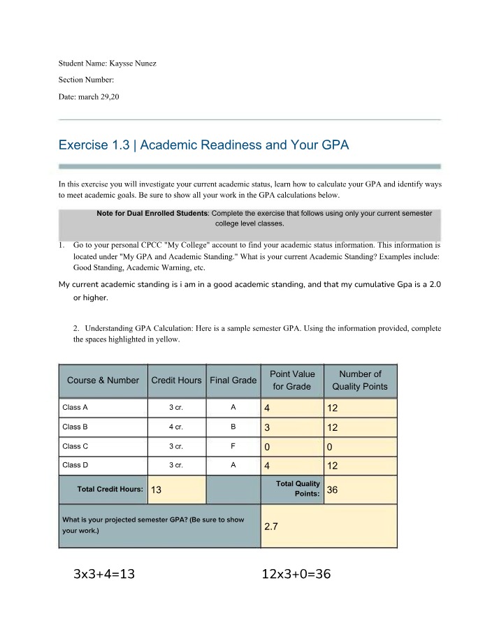 ACA111 Exercise 1.3