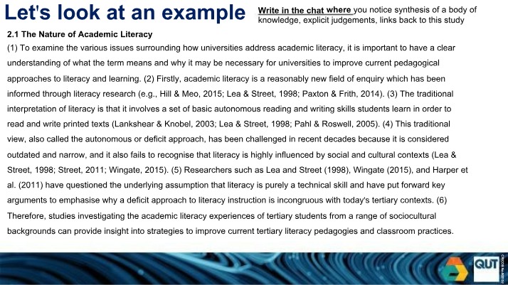 Presentation on Critical Analysis