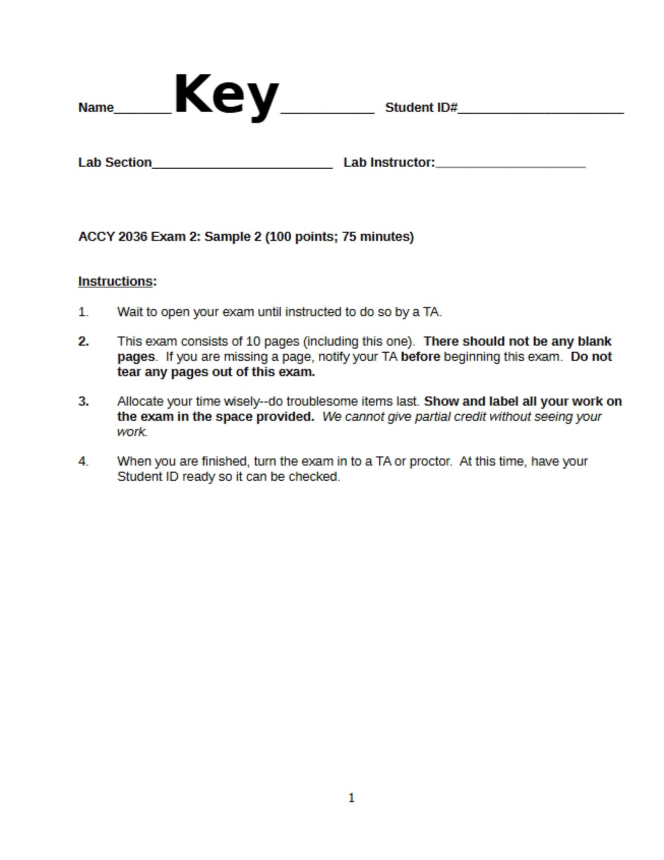 Solutions Fall 2008 Sample Exam 2 (Ch 4-6)