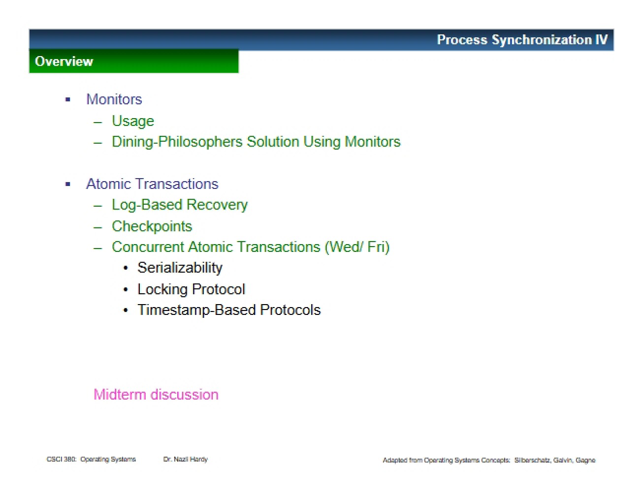 Process Sync