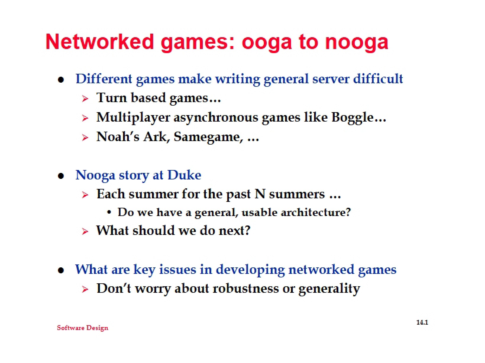 Software Implementation Notes - 7 Pages