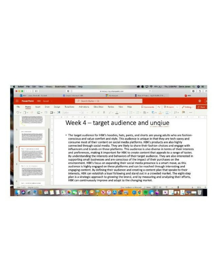 Target Audience and Unique Selling Proposition - Week 4