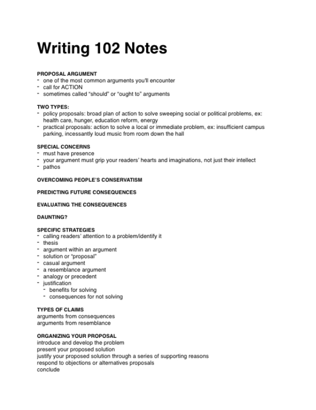 Notes