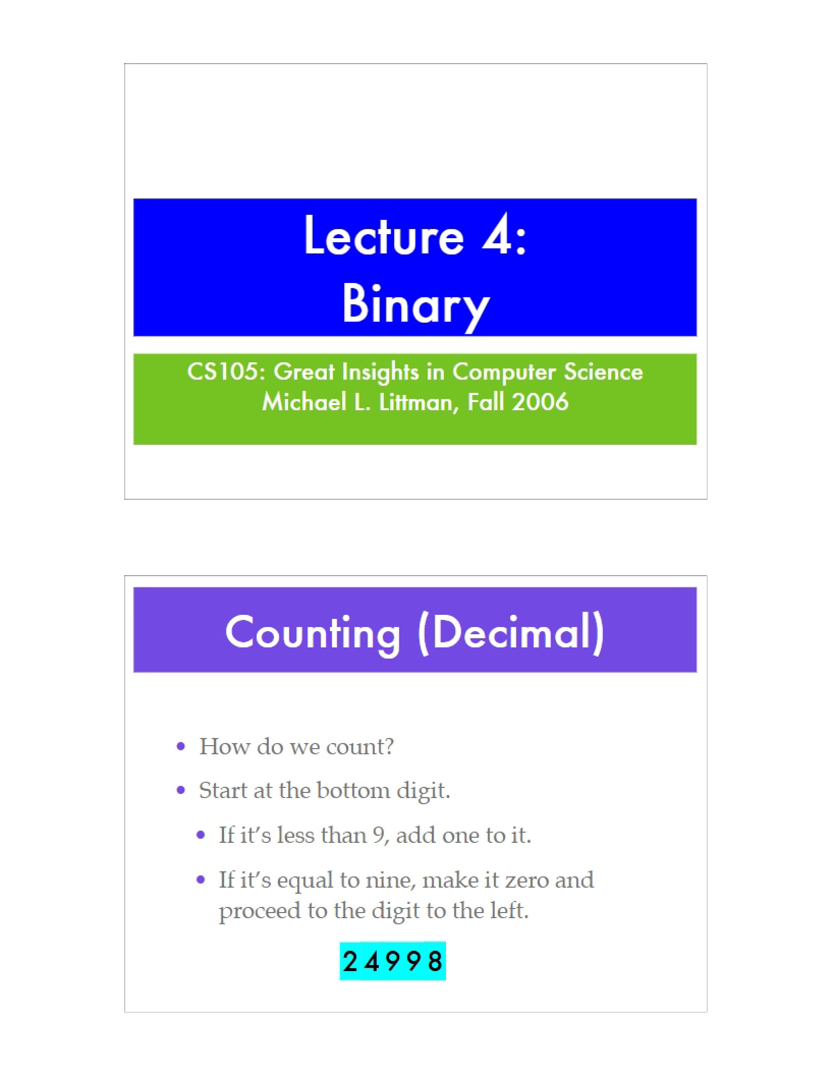 Binary Systems