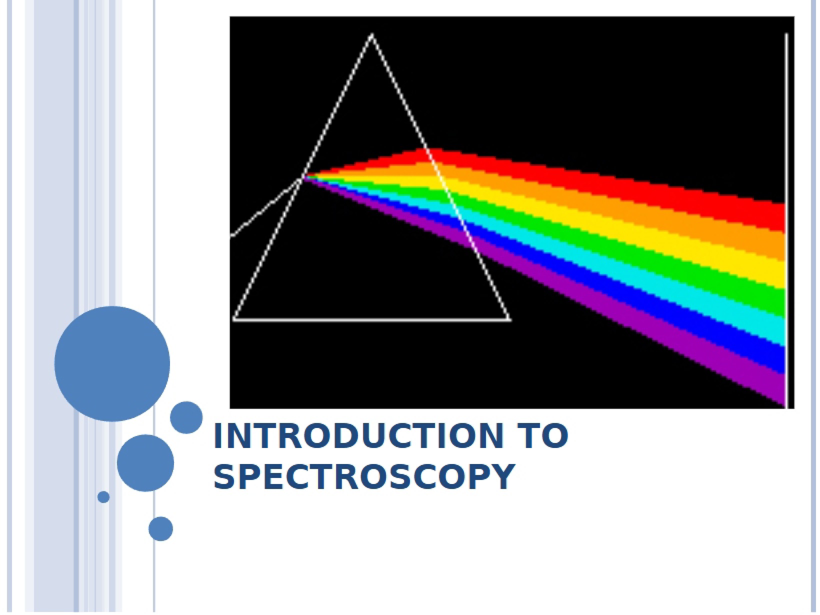 Spectroscopy Introduction
