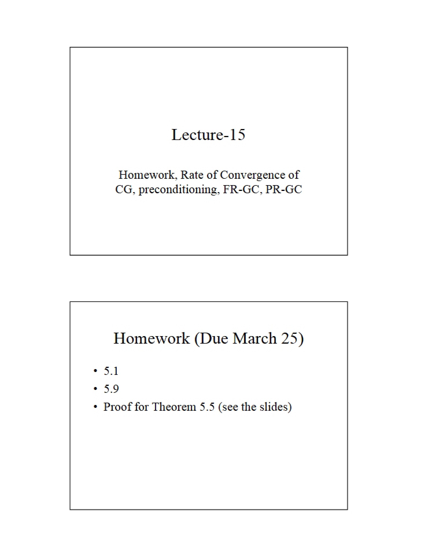 Course Notes