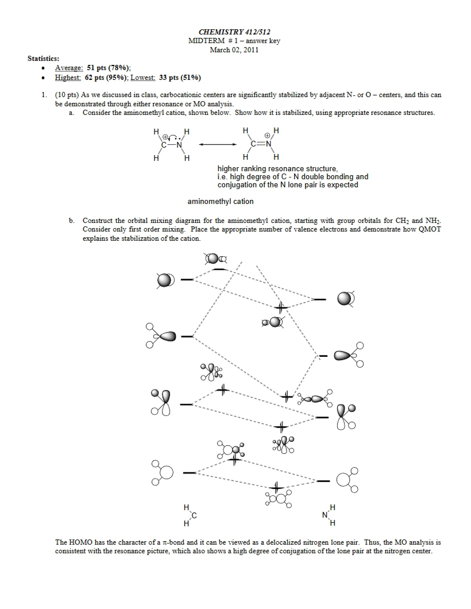 Intermediate Organic Chemistry Review