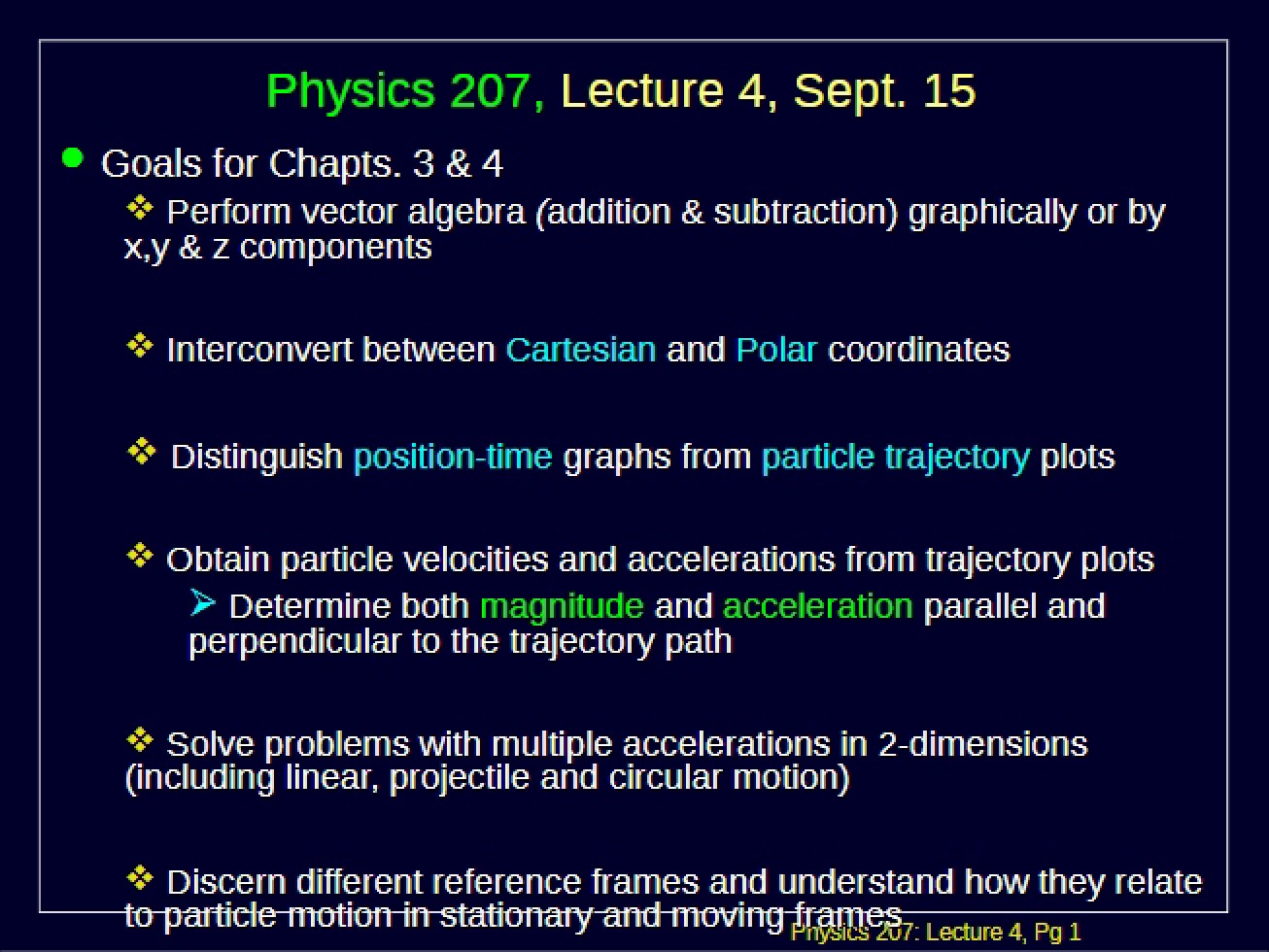 Lecture Four