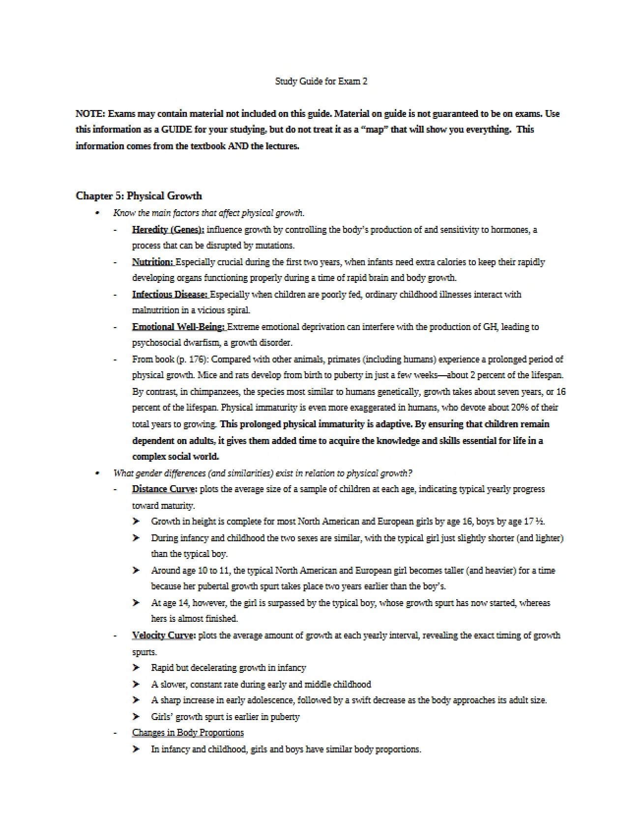 Second Examination Materials, Set Two