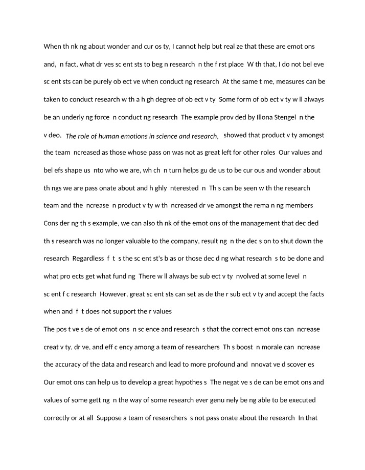 Science Objectivity - 3-1