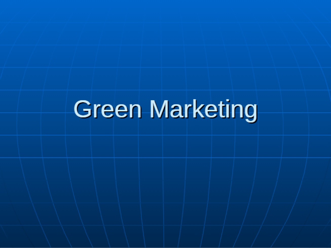 Green Marketing Strategies