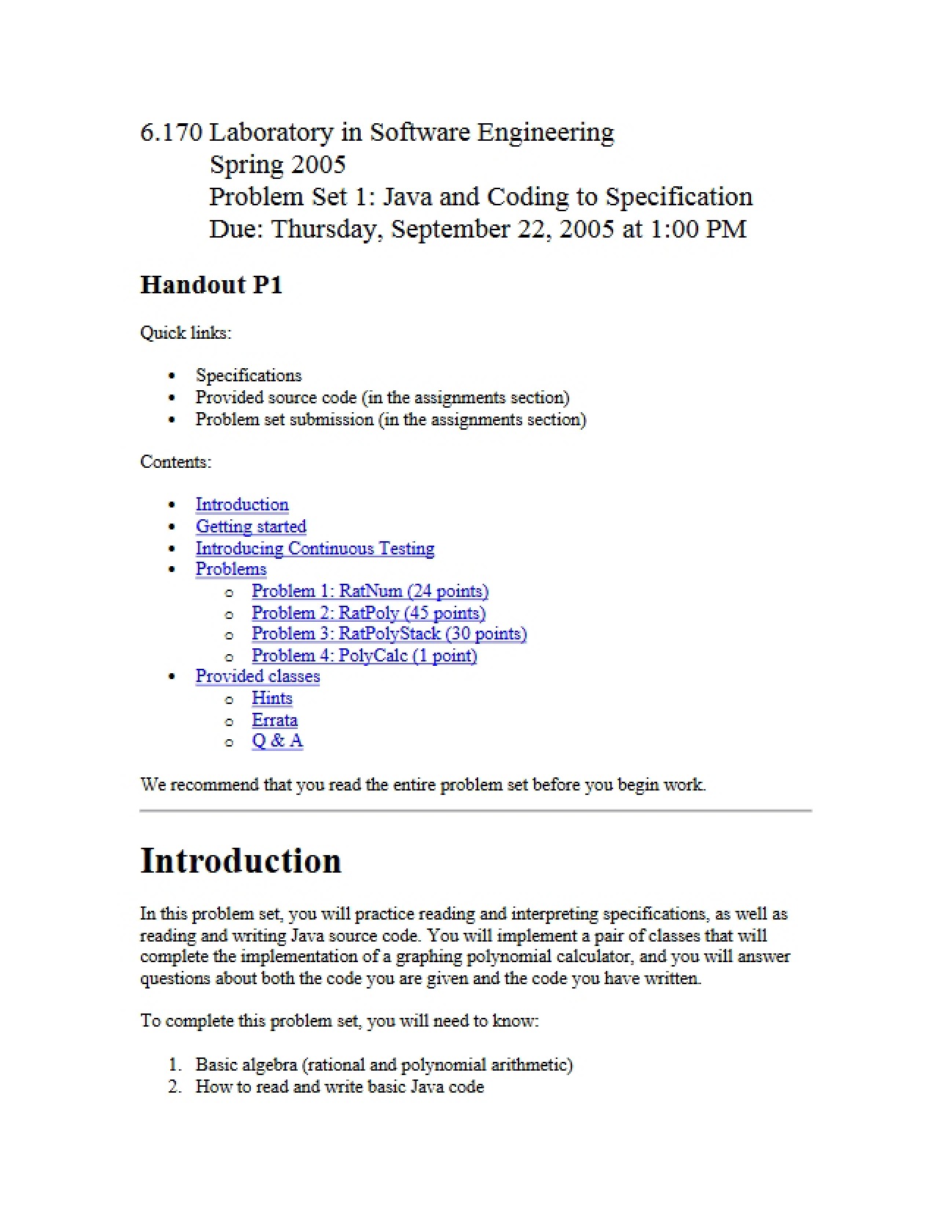 Notes on Software Studio