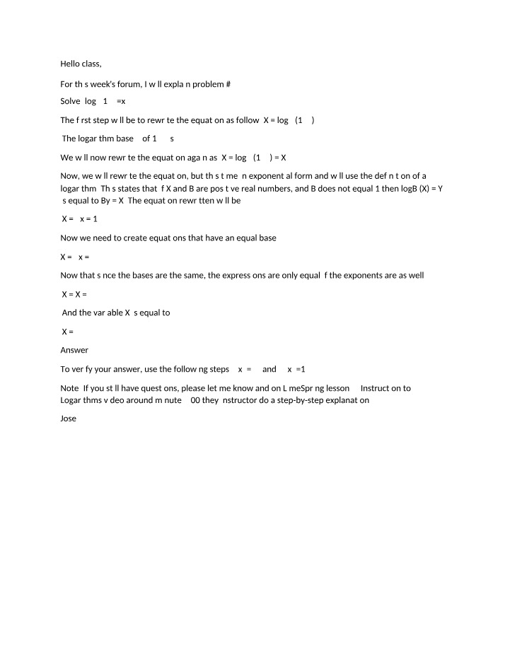 Logarithms - Solving log5 125 = x