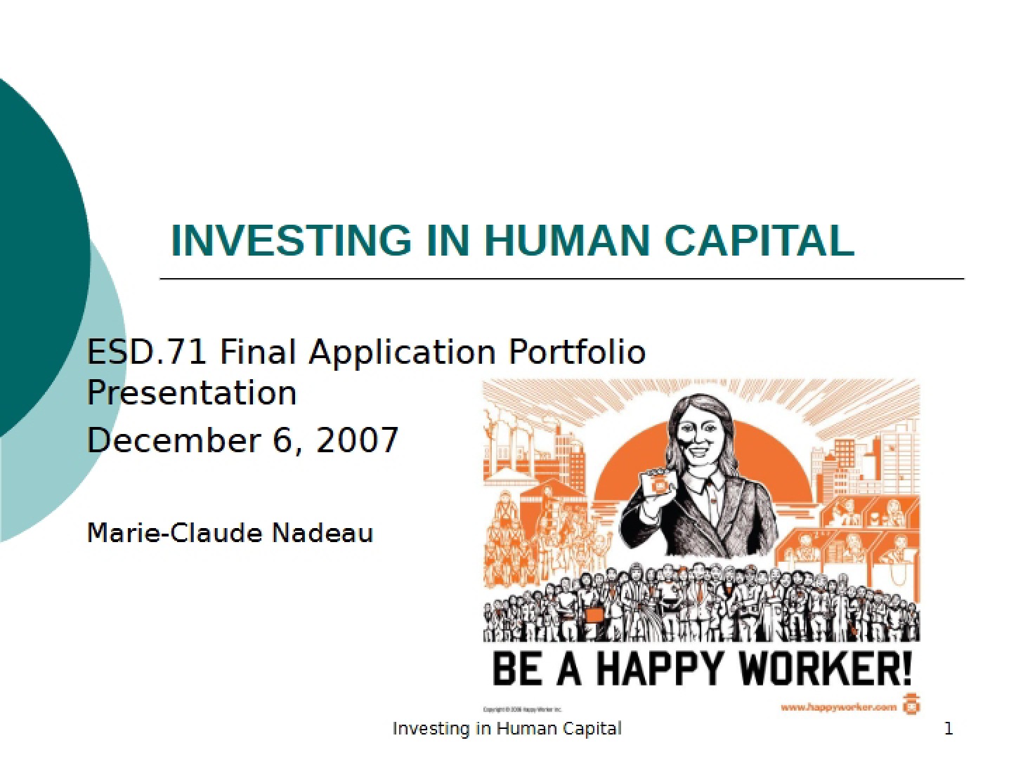 Human Capital Investment