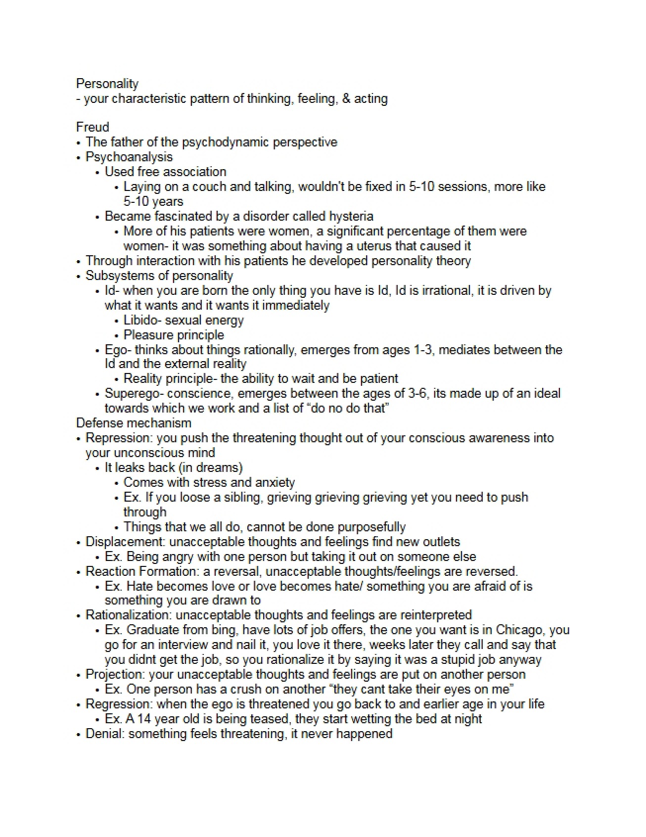 Foundations of Personality Study