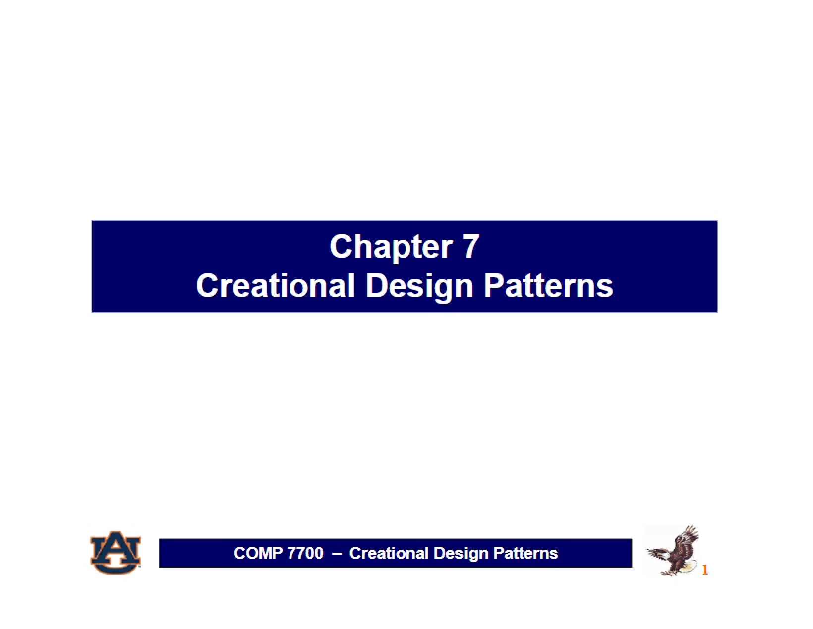 Design Patterns Creational