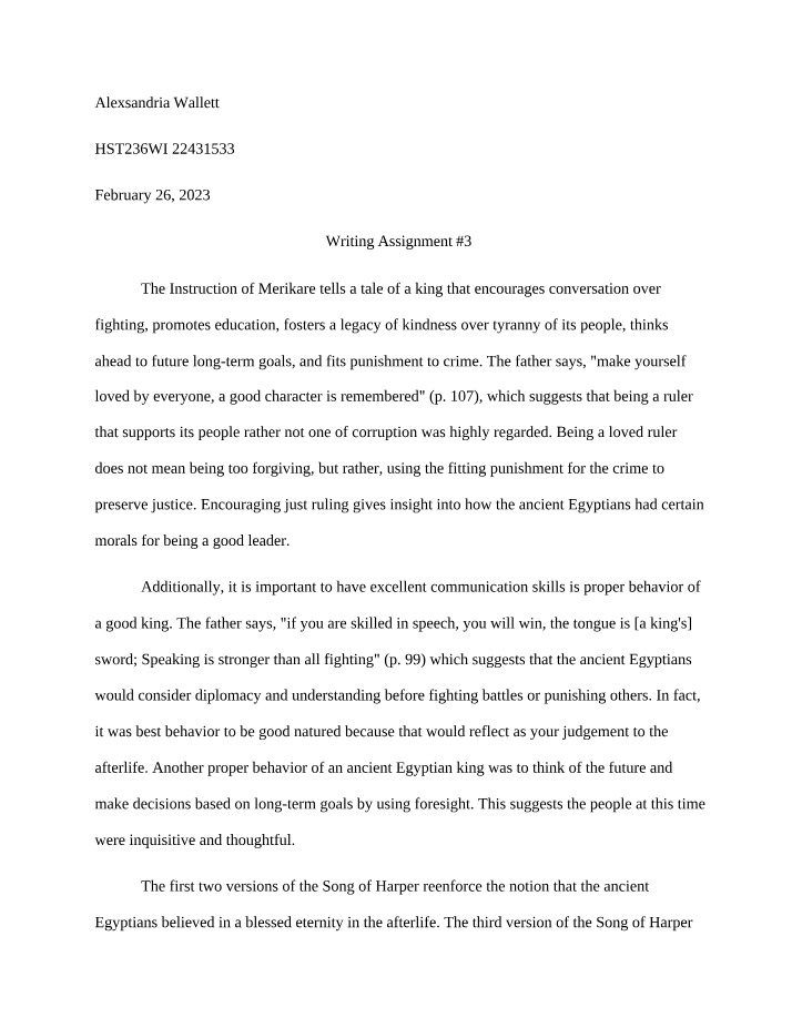 Writing Assignment 3 for HST236WI