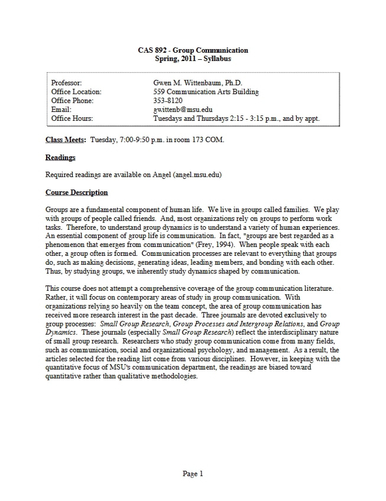 Syllabus 892