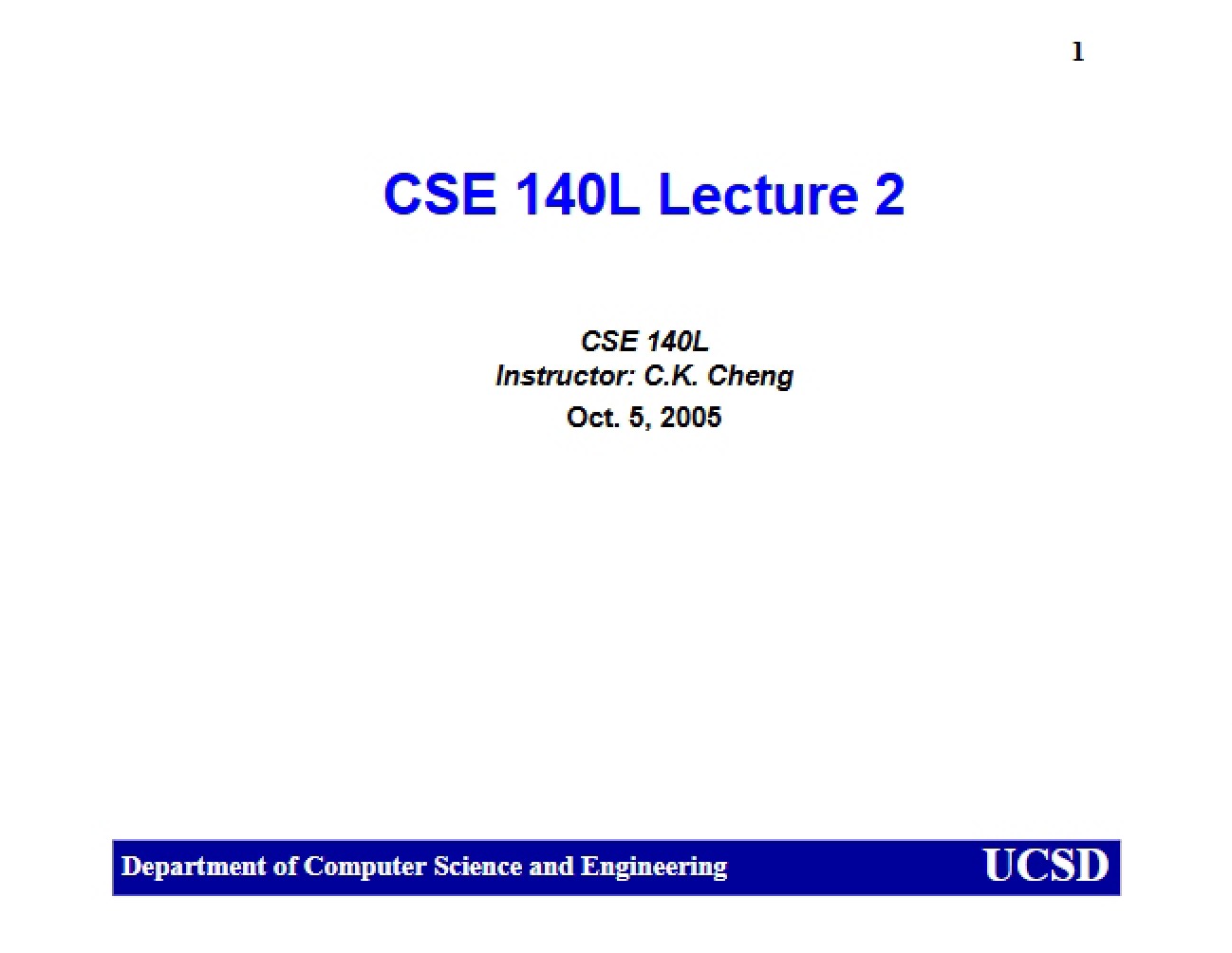 Second Lab Presentation