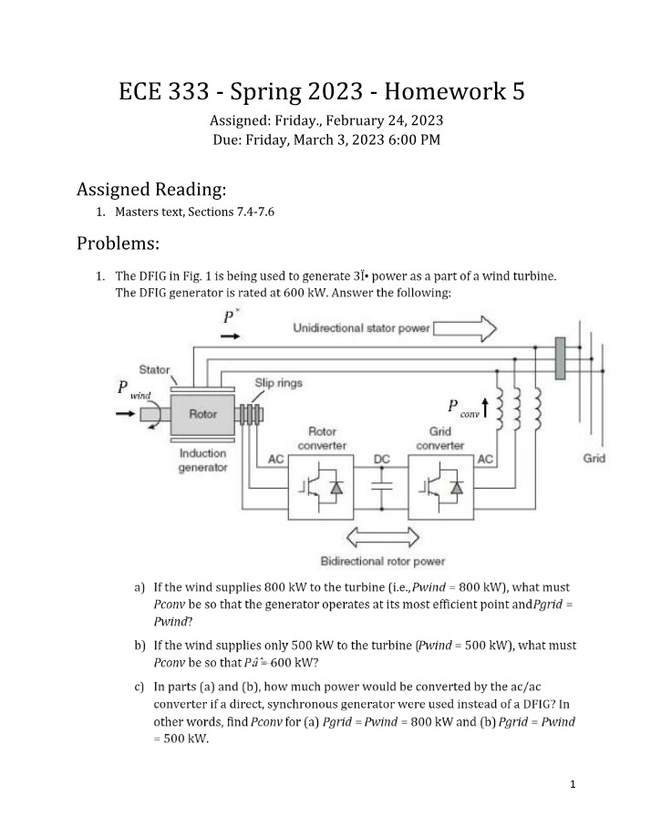 Wind Turbine Power Generation Efficiency