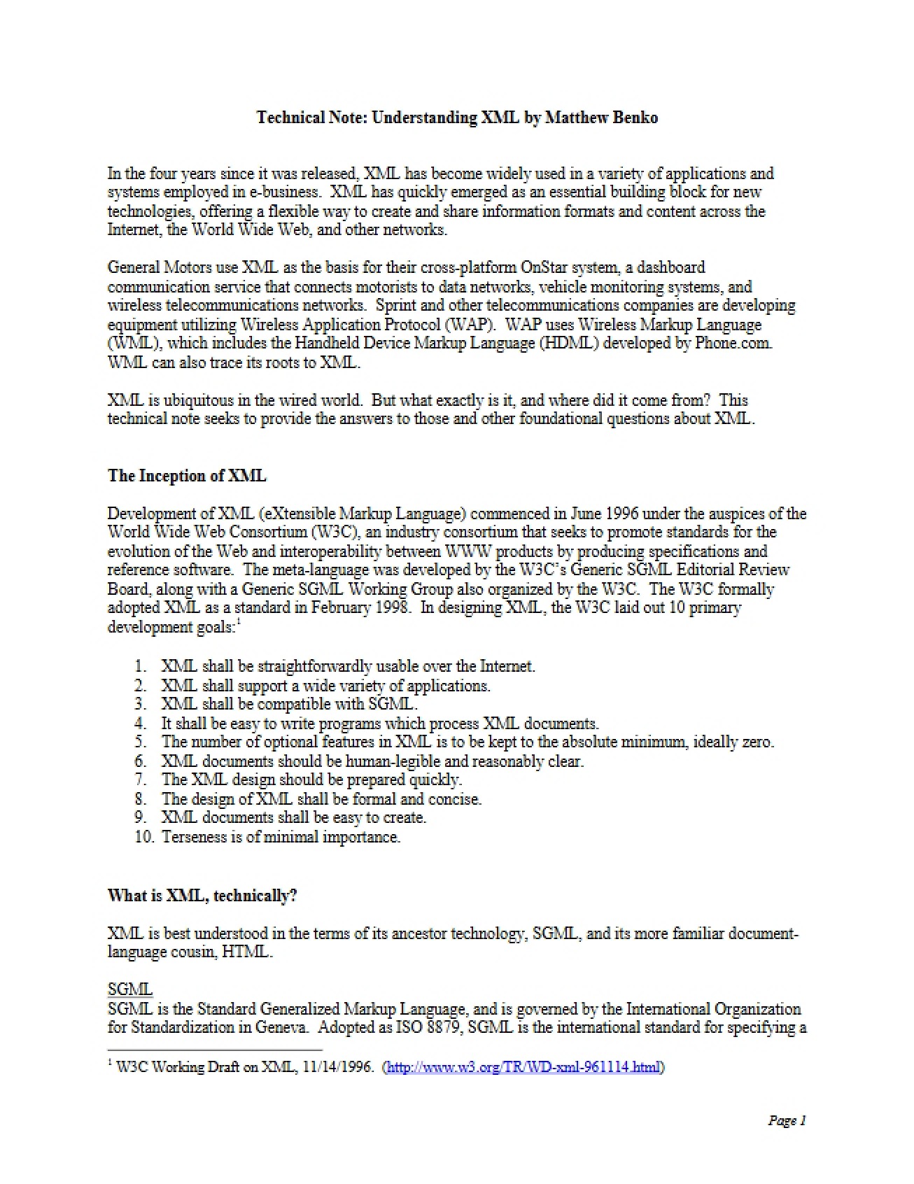 Understanding XML (Benko)