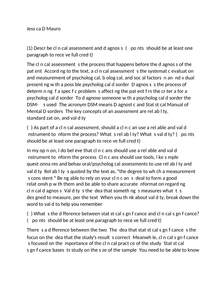 Week Two - Questions