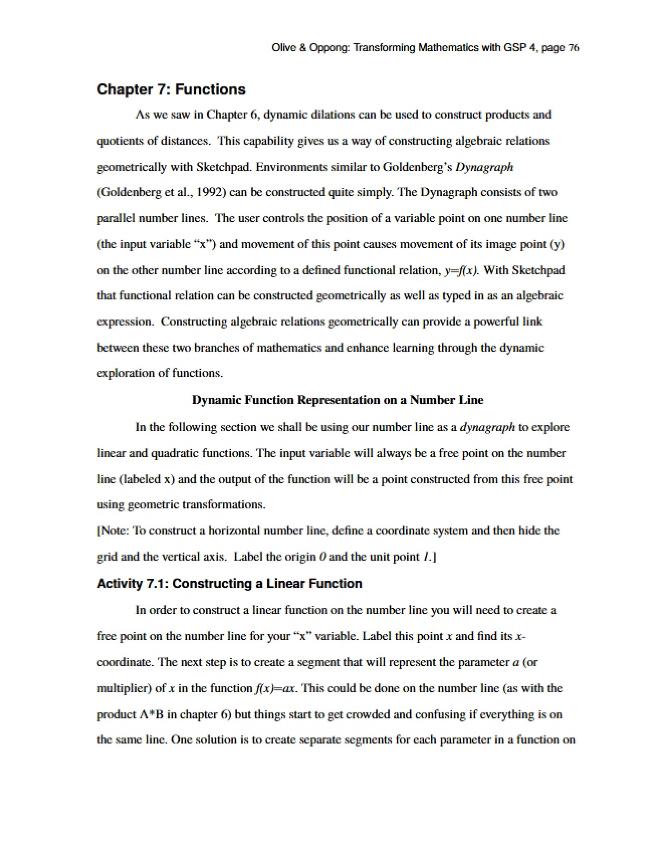 Chapter 7 Notes from October 29, 2007