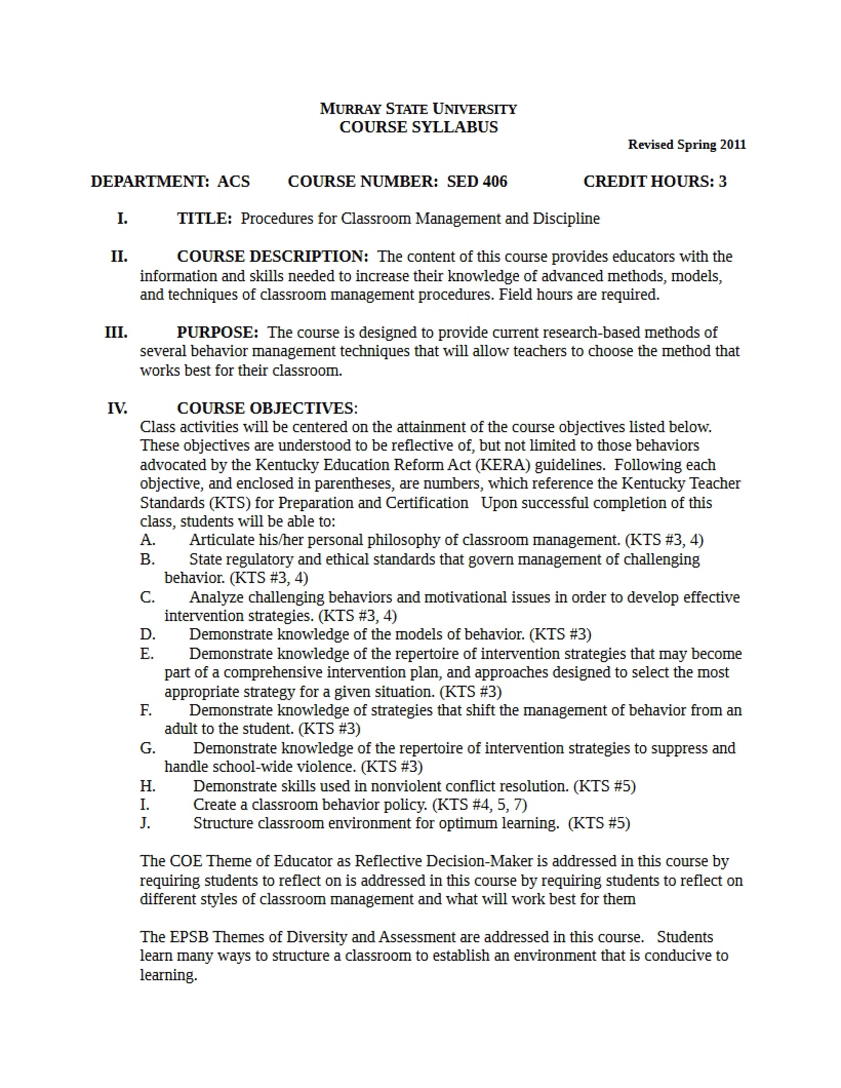 Syllabus