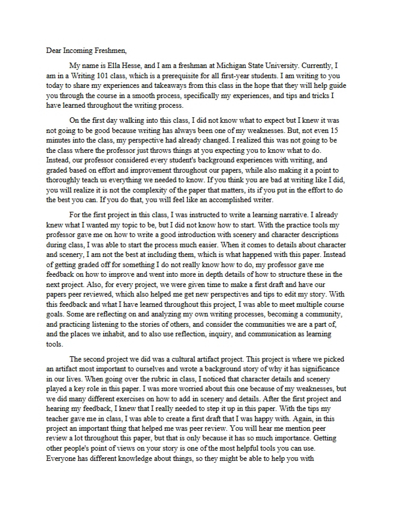 First Draft Project 5