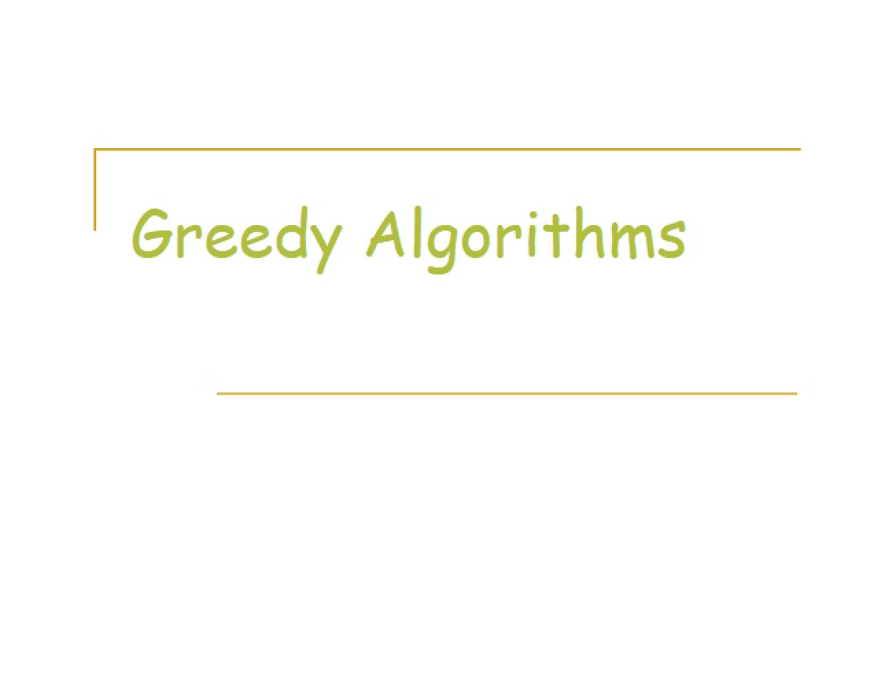 Algorithm Design
