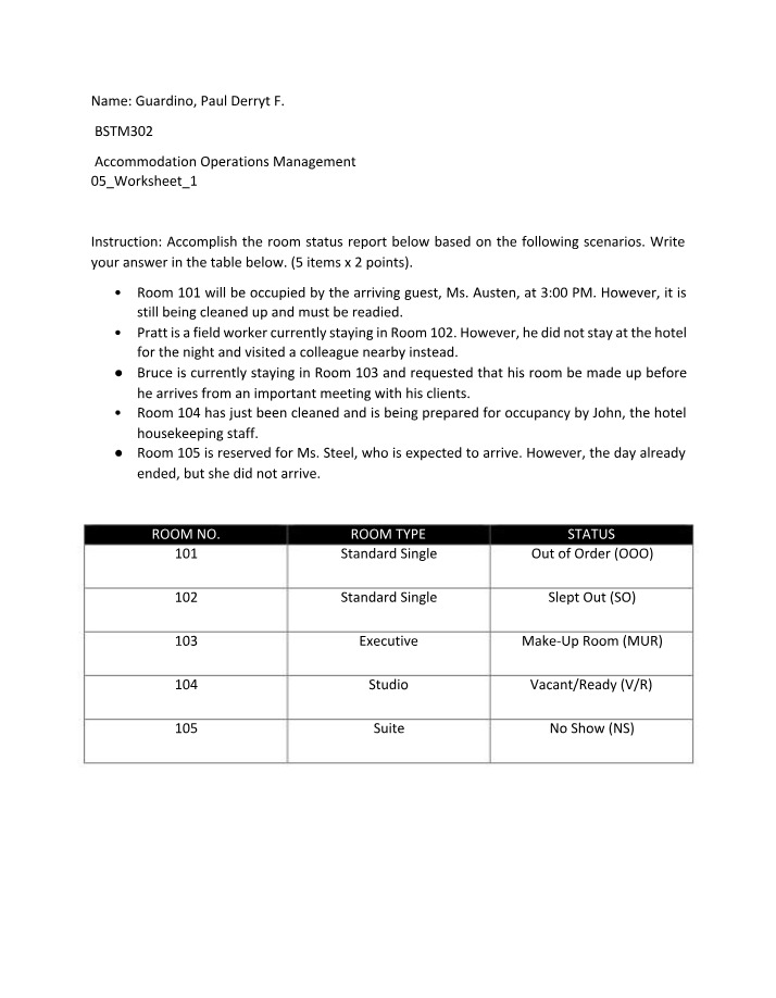 Worksheet 1 - 05