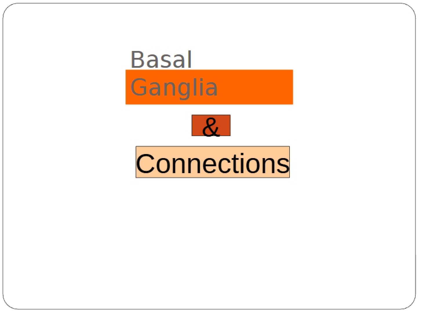 Basal Ganglia and its Connections