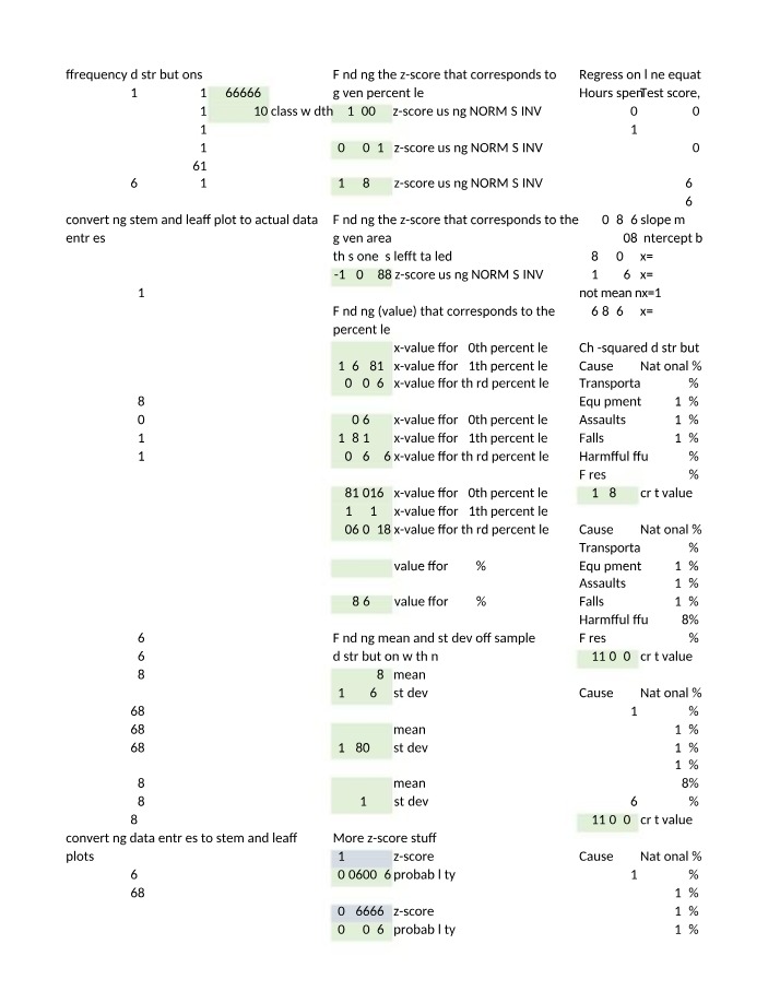 Final Exam Review for BUSI 230