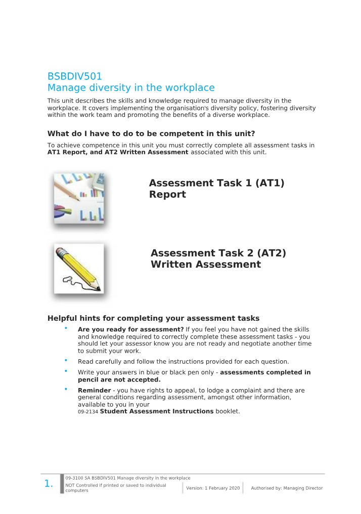 Strategies for Implementation - Manage Diversity in the Workplace