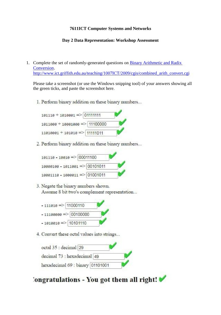 Data Representation Workshop Assessment - 7611ICT