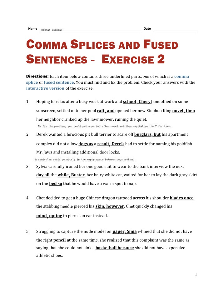 Guide to Commas