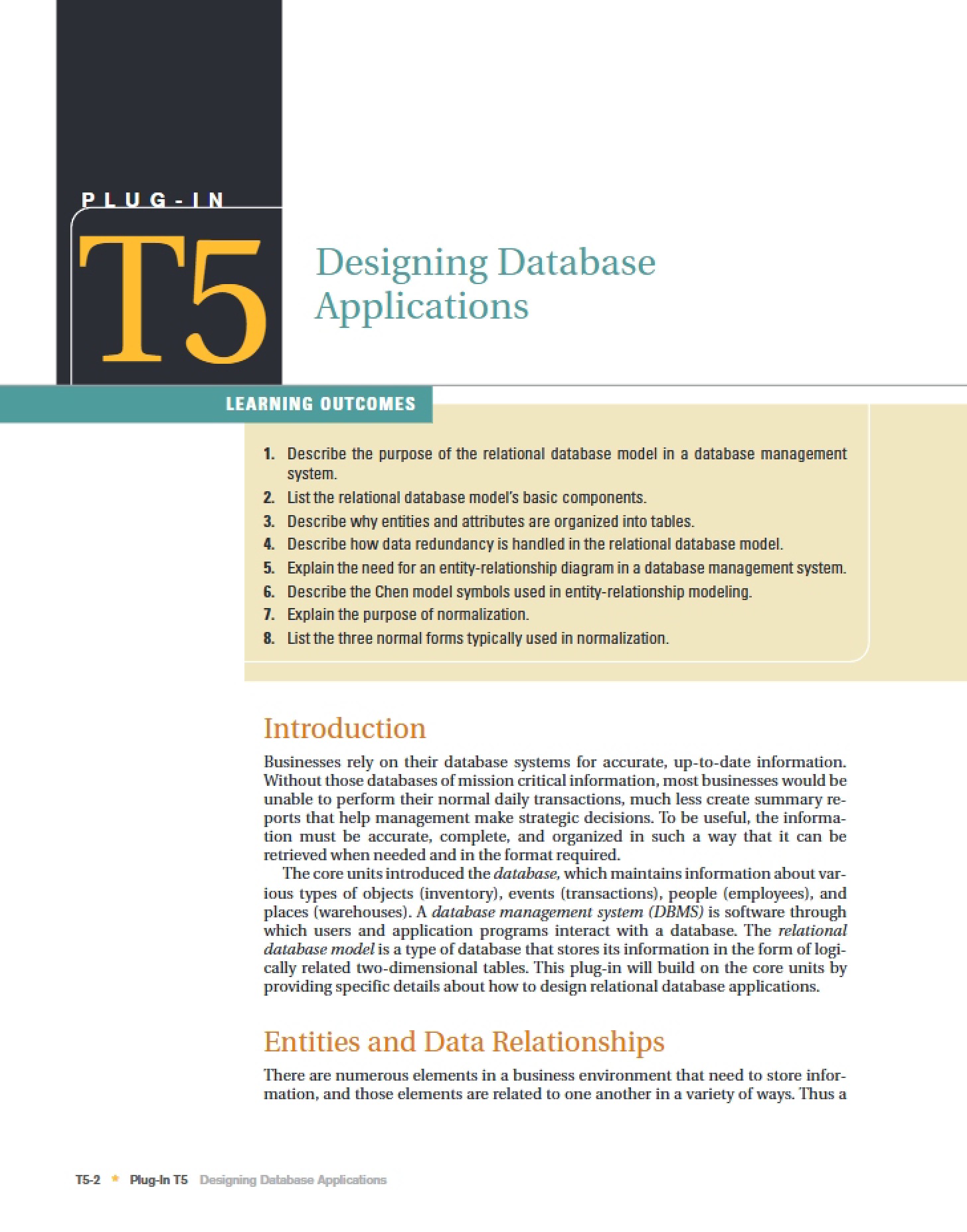 Database Application Design