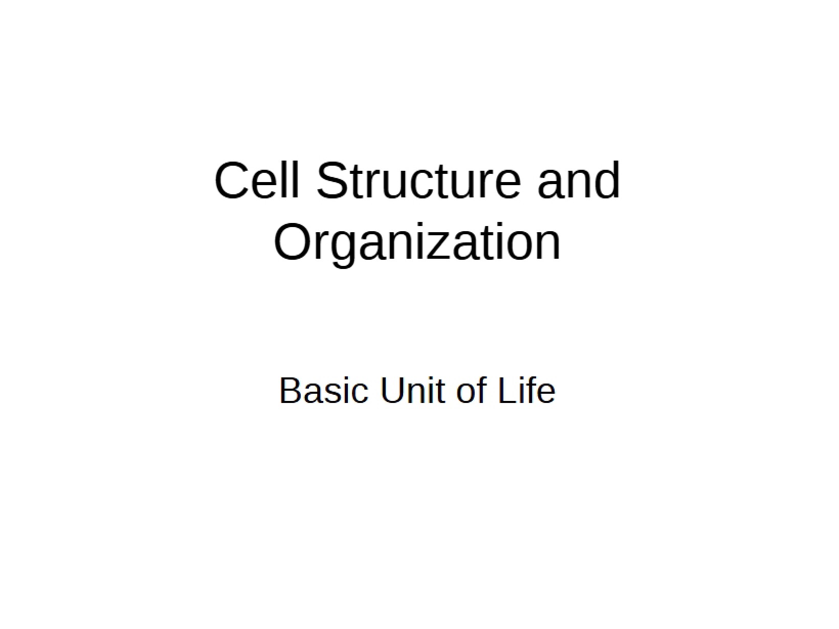 Lecture 2 Biological Basis