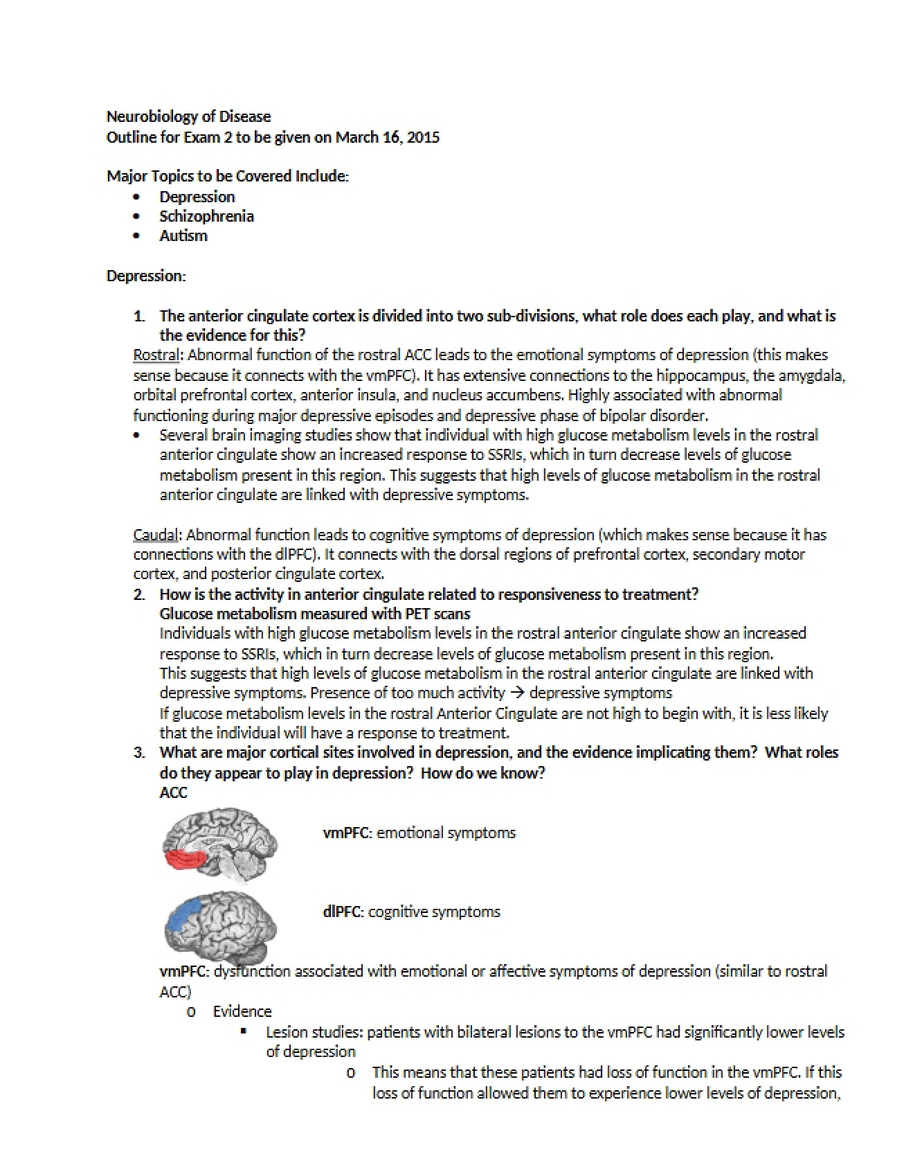 Field of Neurobiology of Disease