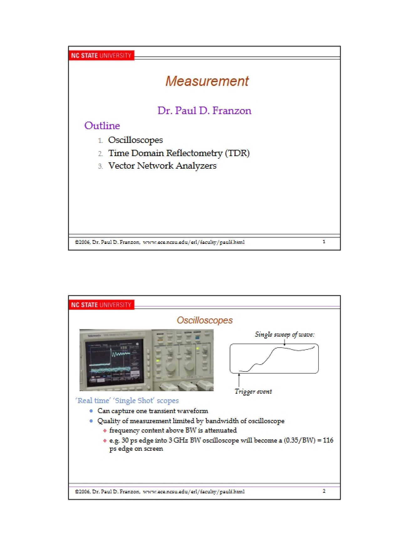 Electronics Measurement