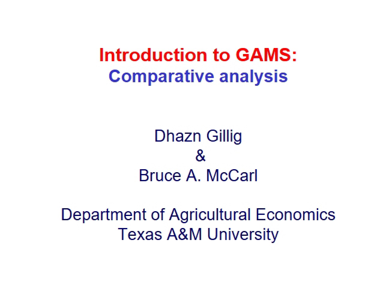 Comparative Analysis of Operational Research Methods