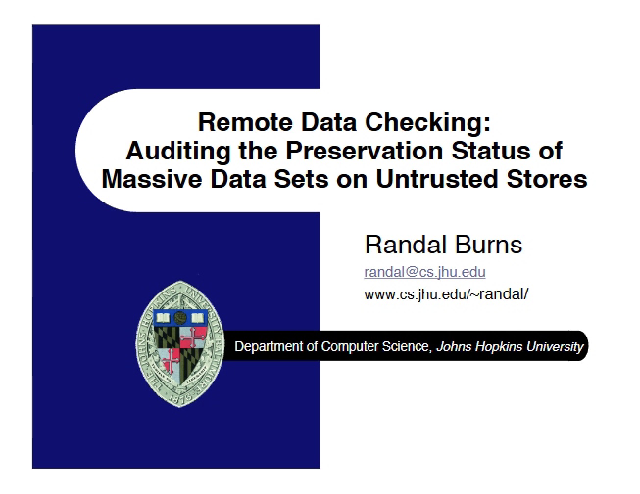 Checking Data Remotely