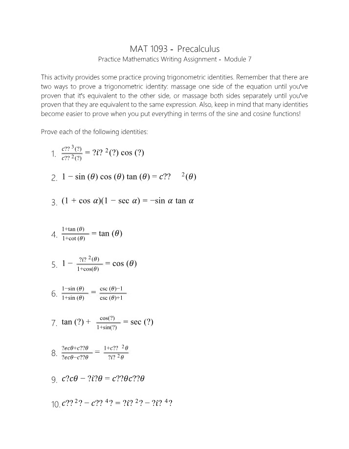 Module 7 Writing Assignment (Practice)