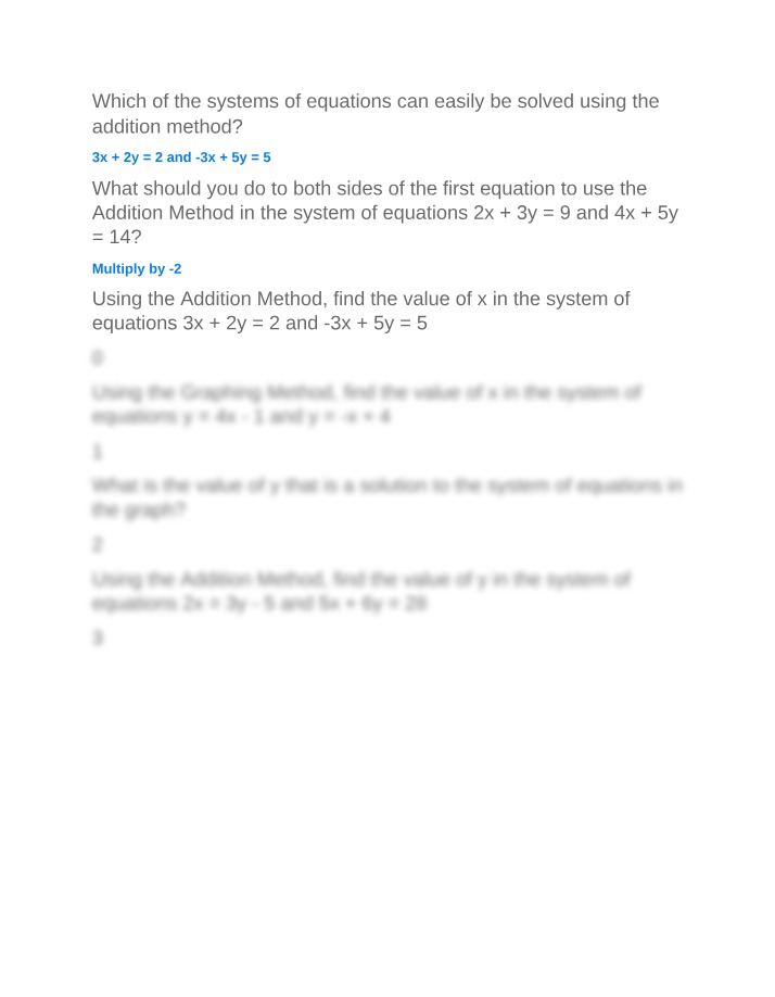 Systems of Equations - Module 4 Part 2