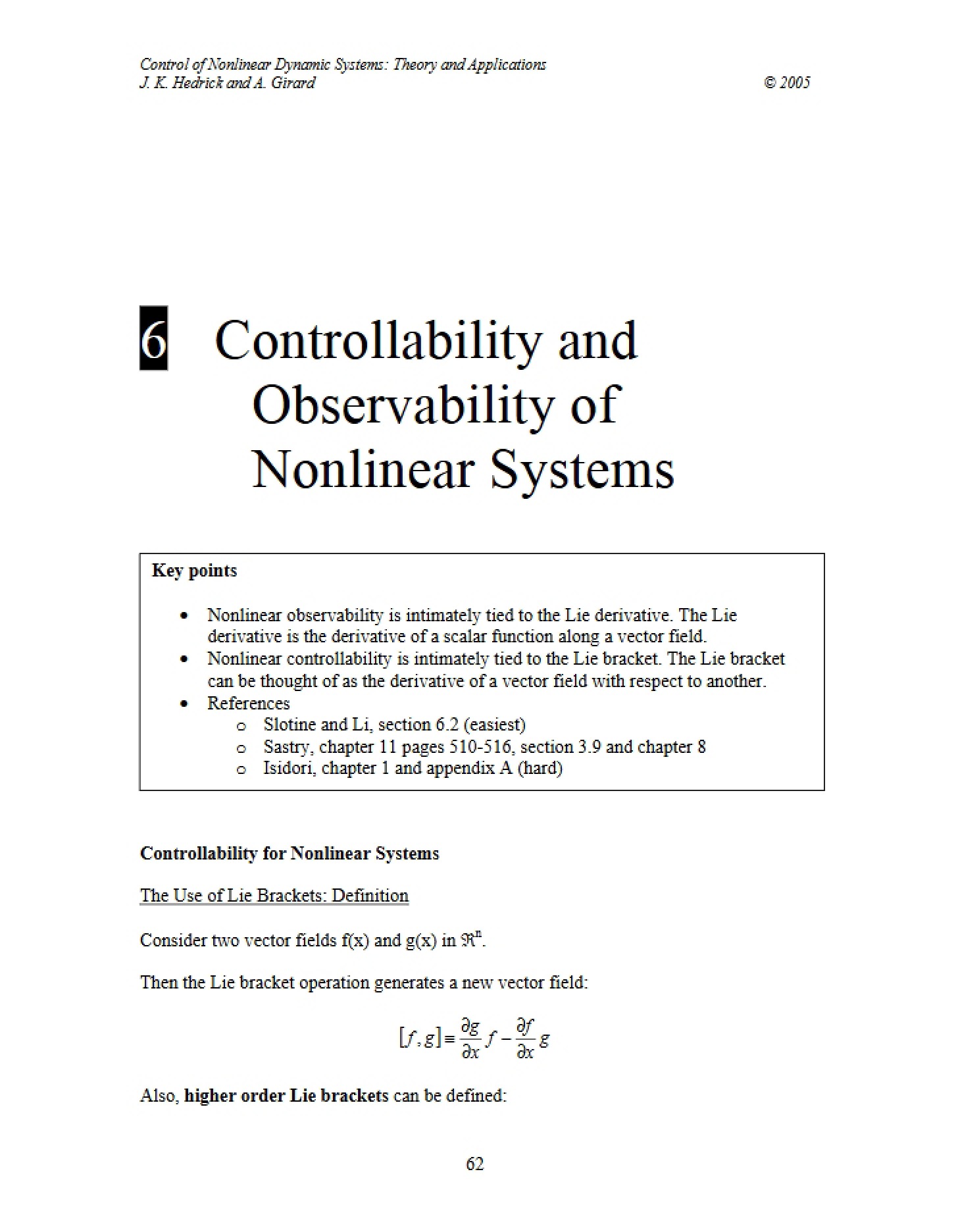 Nonlinear Systems Observability and Controllability